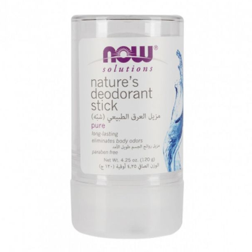 مزيل عرق طبيعي صلب شبه من ناو - 120جم NOW