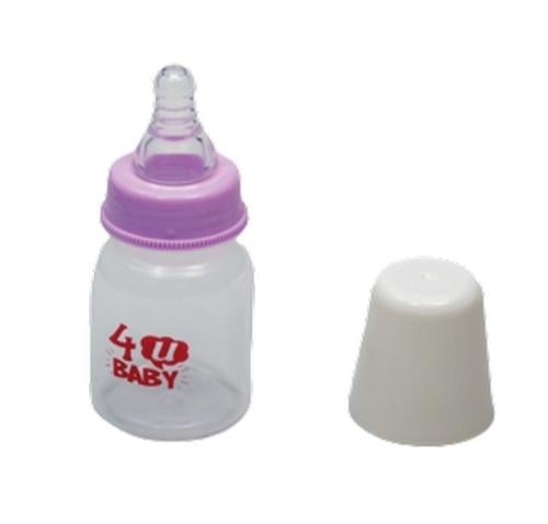 4U BABy.  رضاعه فور يو بيبي بلاستيك _  120 مل بدون يد - خالية من مادة BPA