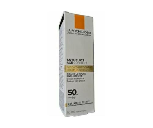 La Roche posay  لاروش بوزيه أنثيليوس إيج كوريكت فوتو-كوريزيوني كريما SPF50 _ 50 ml