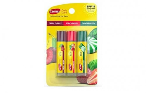 مجموعة بلسم الشفاه للعناية اليومية من كارمكس 0.15 أونصة _  3 قطع Carmex