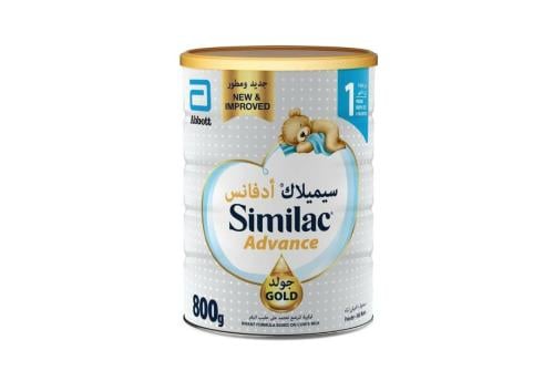 Similacحليب أطفال، رقم 1 تركيبة للرضع، من عمر 0-6 شهور من سيميلاك  - 800 جرام