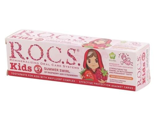 روكس معجون اسنان للأطفال توت وفراولة _  35 مل.  Rocs