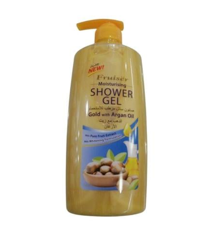 صابون سائل مرطب للأستحمام بالذهب وزيت الأرغان _  800 مل من فروزر. Fruiser