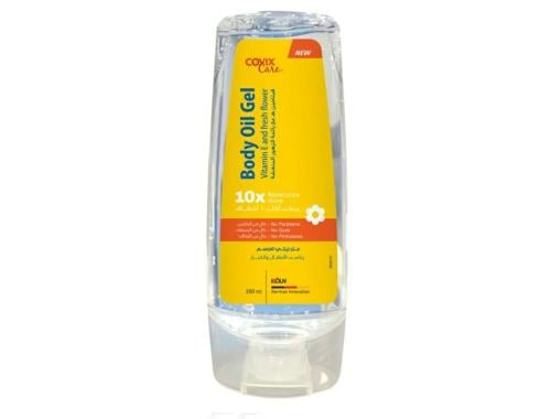 كوفيكس كير جل زيتي للجسم بفيتامين هـ ورائحة الزهور المنعشة _ 200 مل    Covix Care