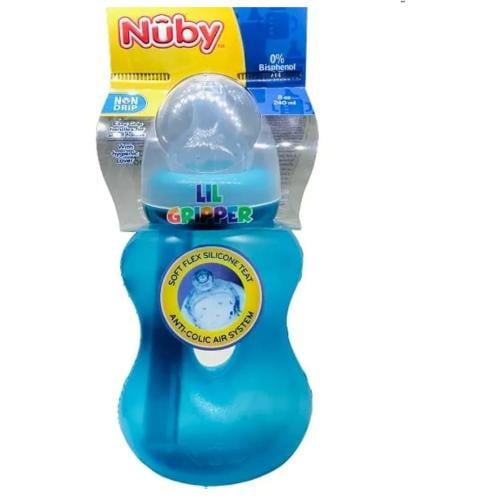 زجاجة واسعة من العنق الى الكوب من نوبي _  240 / Nuby