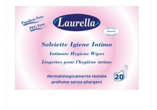 سيلك لوريلا مناديل مبللة للمنطقة الحميمة 20 قطعة.   Laurella