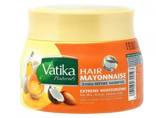 كريم للتحكم في تساقط الشعر بالمايونيز من فاتيكا - 500 مل.  Vatika