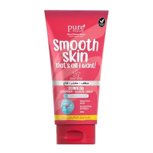 جل مقشّر بالاوكاليبتوس مضاد للرؤوس السوداء من بيور بيوتي _ 150مل pure beauty