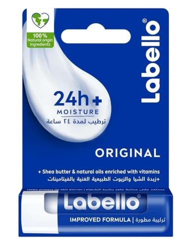لابيلو مرطب العناية بالشفاه الأصلي _ 4.8 جرام Labello
