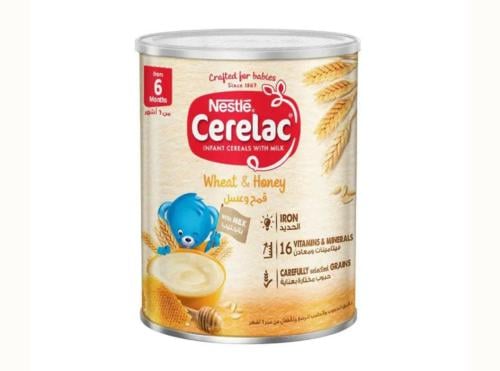 Nestle حبوب القمح بالعسل من سن 6 شهور من نستله سيريلاك _  1000 جم