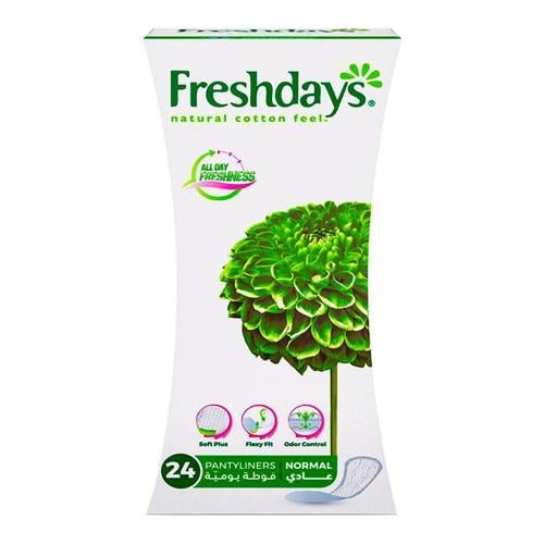فريش دايز فوط نسائية عادية _ 24 فوطة   Freshdays