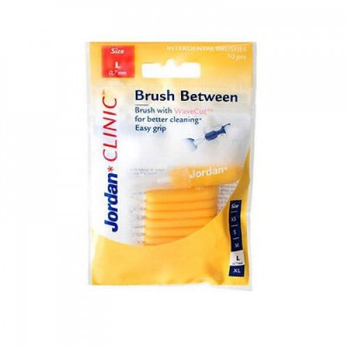 فرشاة جوردان بين الأسنان (10 قطع) كبيرة L  / jordan