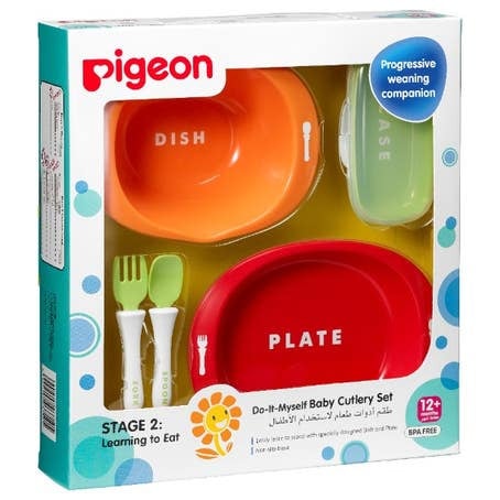 بيجون أدوات طعام للأطفال.  pigeon