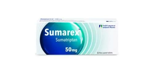 سوماركس 50 ملجم لعلاج الصداع النصفي _ 6 قرص.   Sumarex 50 Mg