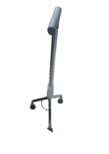 عصا مشي طبي ثلاثي القاعدة من الفولاذ المقاوم للصدى لكبار السن