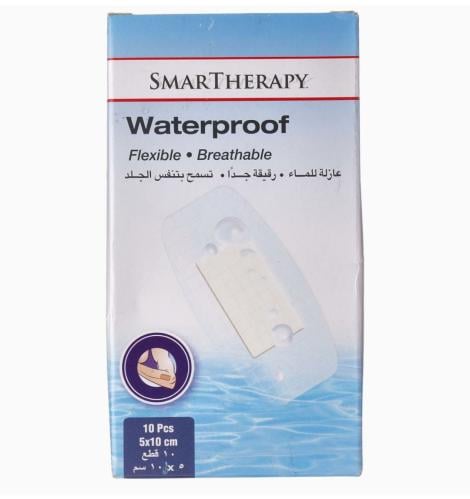 ضمادة لاصقة مقاومة للماء من سمارت ثيرابي، 5 × 10 سم.    Smart Therapy