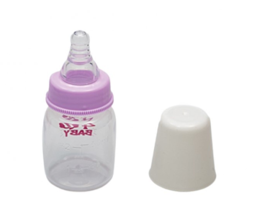 رضاعة فور يو بيبي بلاستك بدون يد _ 60 مل 4U BABy