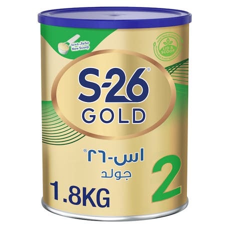بروجرس إس - 26 حليب اطفال جولد المرحلة (2) 1800 جرام. S 26 Gold