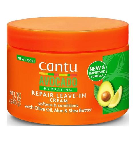 كريم مرطب بخلاصة الافوكادو مخصص لتمويج الشعر من كانتو _ 340 جرام.   Cantu