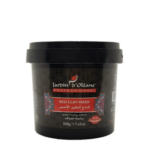 قناع الطين الأحمر برائحة الفواكة من جاردن اوليان  500 غرام. Jardin D Oleane,