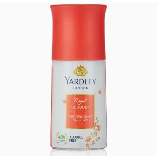 ياردلي رول اون  مزيل لرائحة التعرق (بالزهور الملكية ) _ 50 مل .  Yardley