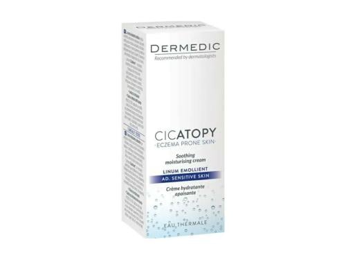 ديرميديك سيكاتوبي كريم مهدئ ومرطب للوجه للبشرة الجافة والحساسة  _ 50 مل.  DERMEDIC
