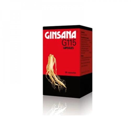 جينسانا جي 115 جنسنج 100 مجم _ 30 كبسولة. Ginsana