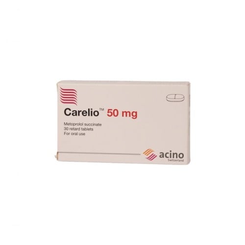 كاريليو، 50 مجم، لحالات ضغط الدم المرتفع - 30 قرص.   Carelio, 50 Mg