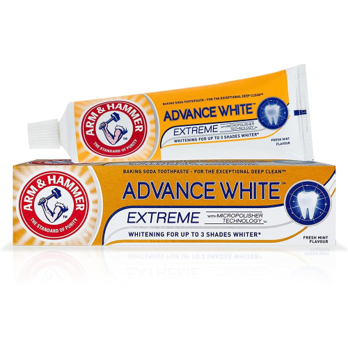 معجون اسنان ارم اند هامر , بياض ناصع , 75 مل.  Arm & Hammer