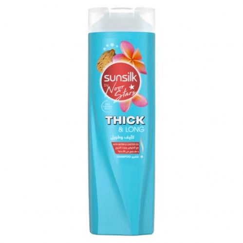 شامبو صانسيلك سميك وطويل من نور ستارز 400 مل. sunsilk