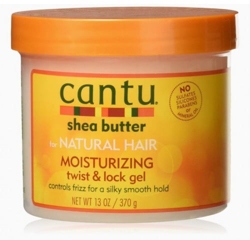 كانتو زبدة الشيا لترطيب الشعر الطبيعي، جل تويست آند لوك _ 370 جرام.  Cantu