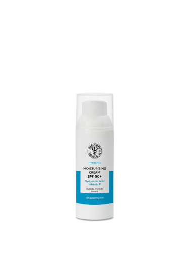 كريم مرطب بعامل حماية من الشمس 50+ حمض الهيالورونيك، فيتامين إي _ 50 مل   Pharmacist Formulators