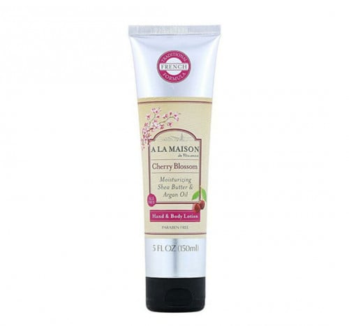 كريم المرطب لليدين والجسم بزبدة الشيا وزيت الأرجان برائحة زهرة الكرز من لاميزون _ 150 مل ALAMAison