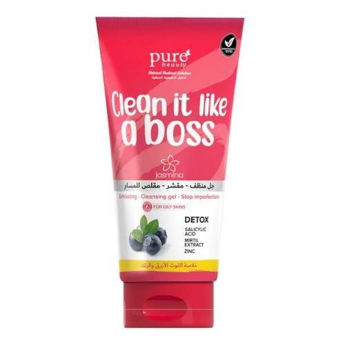 جل منظف ومقشر بالتوت لتقليص المسامن بيور بيوتي _  150 مل pure beauty