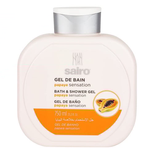 سايرو جل استحمام بخلاصة البابايا 750 مل.   Sairo