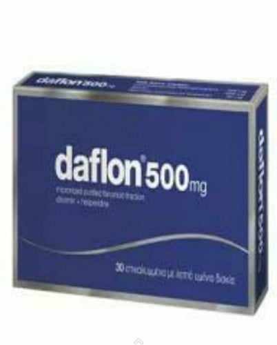 دافلون 500 مجم لتخفيف من أعراض القصور الوريدي  _  30 قرص   Daflon 500 mg
