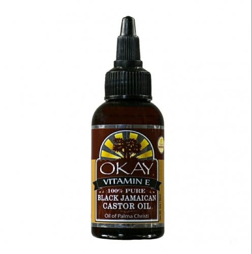زيت الخروع الجامايكي الأسود مع فيتامين E والبانثينول من أوكاي  _118  مل