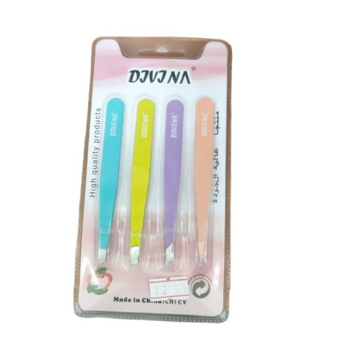 Divina ملقط شعر للحواجب من ديفينا  Div 0089  / أربع  ملاقط