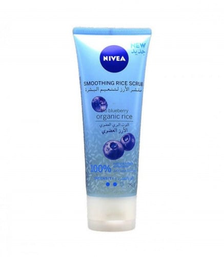 Nivea مقشر الأرز لتنعيم البشرة بالتوت البري العضوي والأرز العضوي من نيفيا  - 75مل