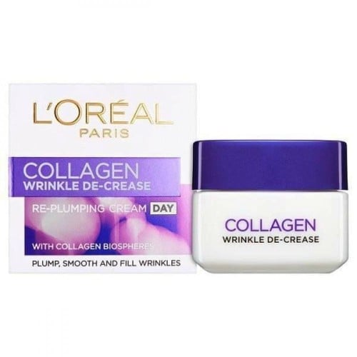 كريم النهار لملء التجاعيد بحبيبات الكولاجين من لوريال باريس - 50مل.   LOREAL PARIS