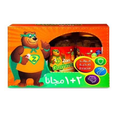سينسسيلاب زورى حلوى الفيتامينات 60 حلوى جيلاتينية عرض 2+1 مجانا   Zori