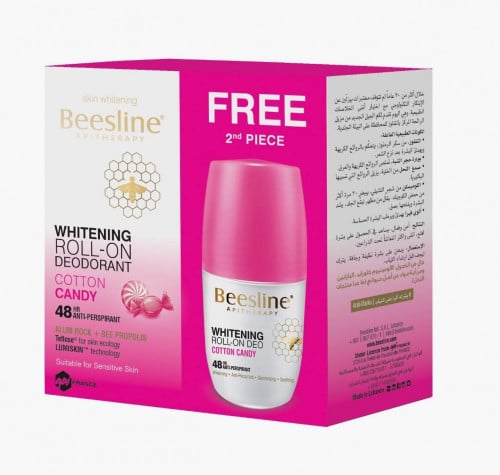 Beesline مزيل عرق رول اون نعومة القطن من بيزلين -...