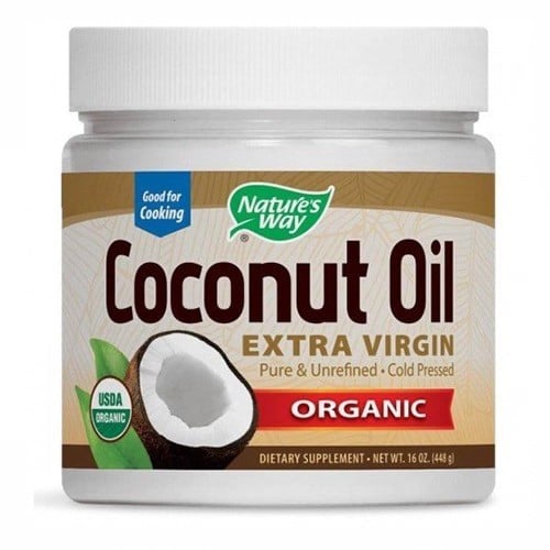 ناتشرل ويز اورجانيك زيت جوز الهند الخام البكر 448 جرام.    Natur' es way