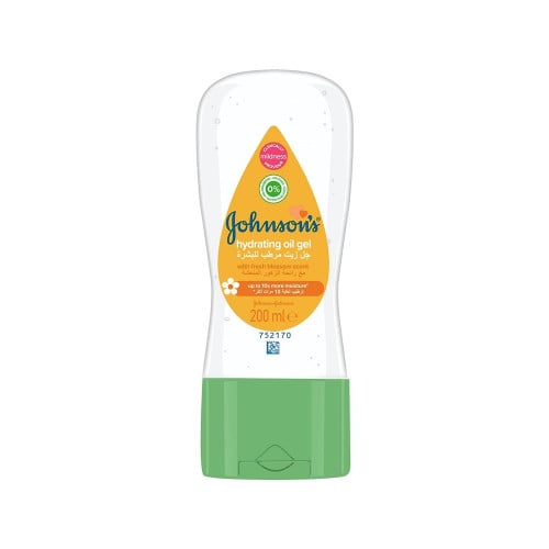 جونسون جل زيت مرطب للبشرة برائحة الزهور المنعشة _200 مل.  Johnson