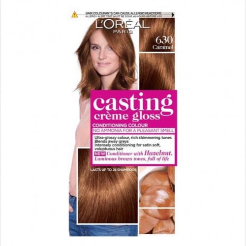 صبغة شعر كاستينج كريم جلوس _ 630 أشقر فاتح ذهبي  من لوريال باريس Loreal paris