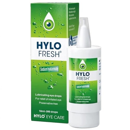 هايلو فريش قطرات  لإعادة نضارة العيون المتعبة والمجهدة _ 10 مل. Hylo fresh