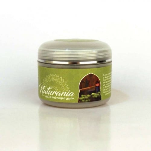 صابون مغربي بلدي للبشرة والشعر مع زيت الزيتون  من ناتورانيا   200جرام Naturania