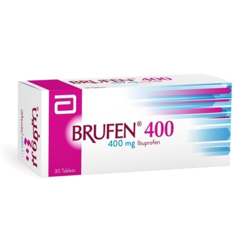 بروفين، مضاد للالتهابات 400 ملجم - 30 قرص.   Brufen 400 Mg
