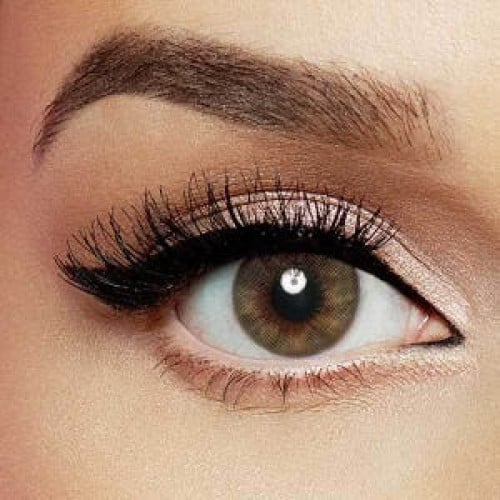 عدسات ملونه ليالا عبوة من عدستين ( ويلو جرين ) _ 3 شهور