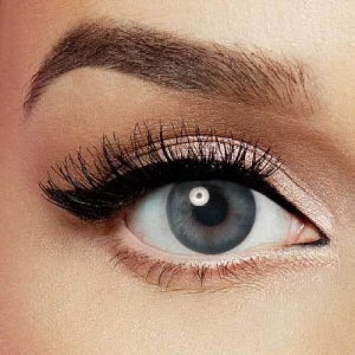 عدسات ليالا اللاصقة الملونة عبوة من قطعتين ( سكاي بلو  ) _ 3 شهور